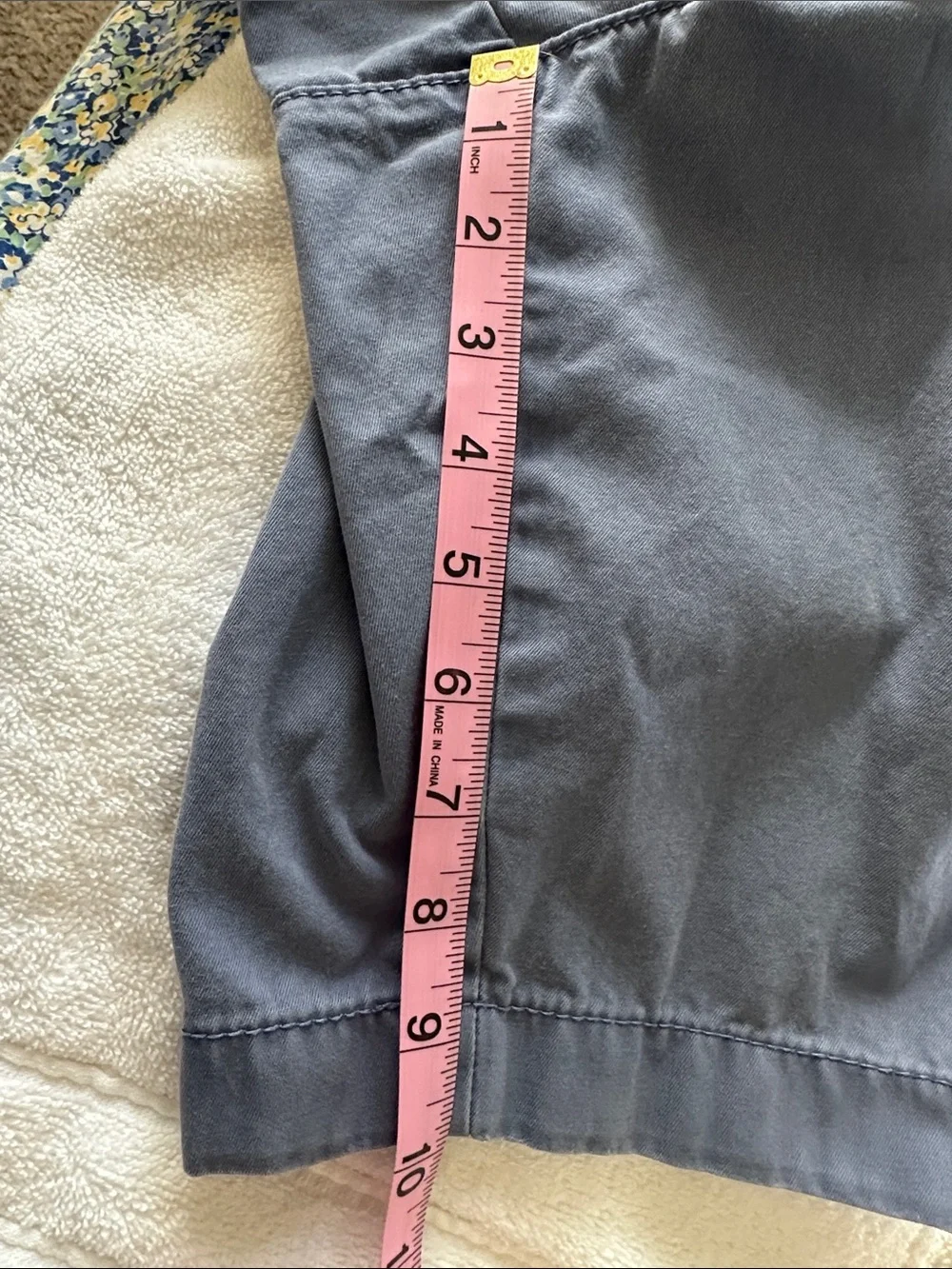 Tommy Hilfiger Sky Blue Men’s Flat Front Shorts
